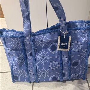 Roller Rabbit x Target Indigo Floral Tote